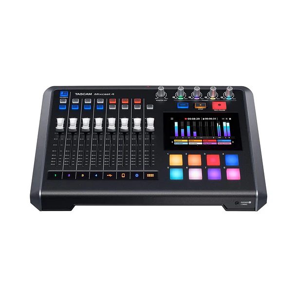 Tascam Mixcast 4 Mexclador y Grabador de Audio 5