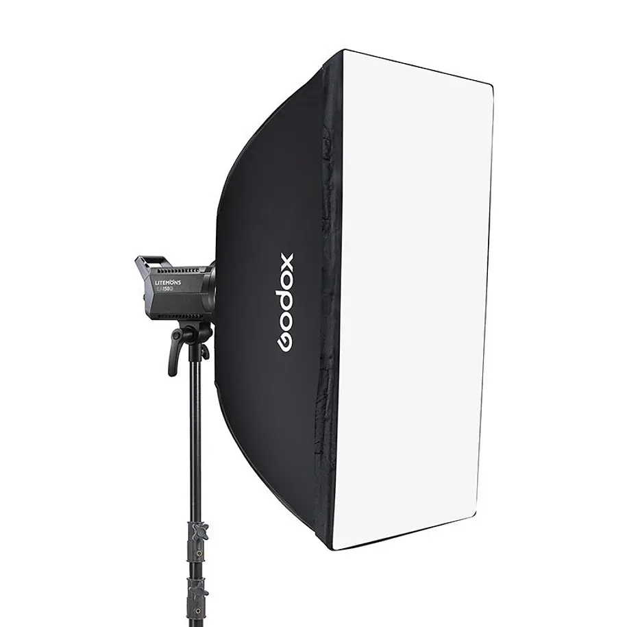 Godox LA150BI-K2 Set de 2 Luces Litemons LA150BI Bicolor Con Trípodes y Softboxes 11