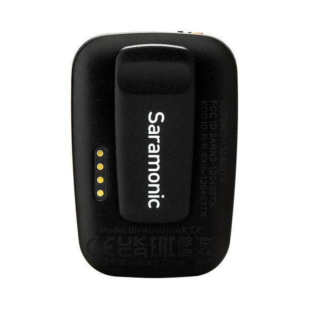 Saramonic Blink 500 ProX B1 Sistema de micrófono Omni Lavalier inalámbrico con montaje para cámara digital (negro, 2,4 GHz) 6