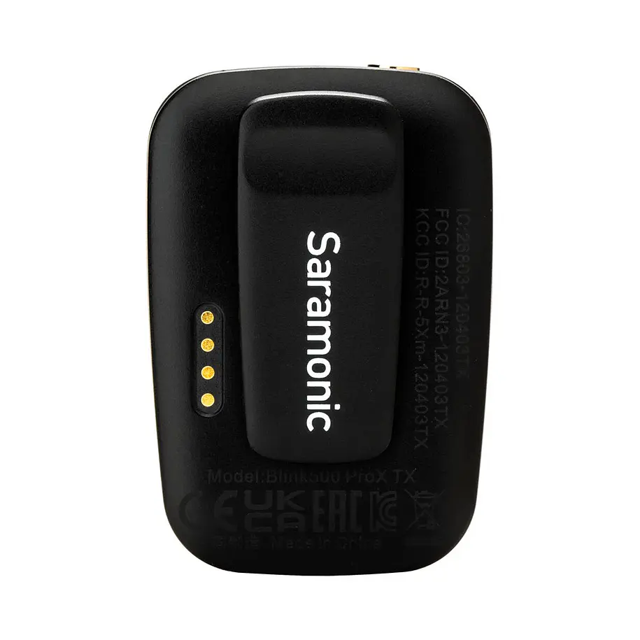 Saramonic Blink 500 ProX B1 Sistema de micrófono Omni Lavalier inalámbrico con montaje para cámara digital (negro, 2,4 GHz) 6