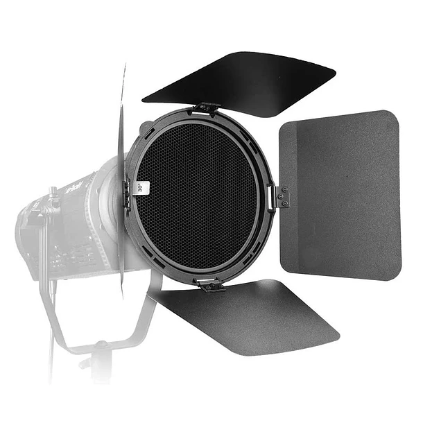 NiceFoto Fresnel FD-110 Con Barndoor 1