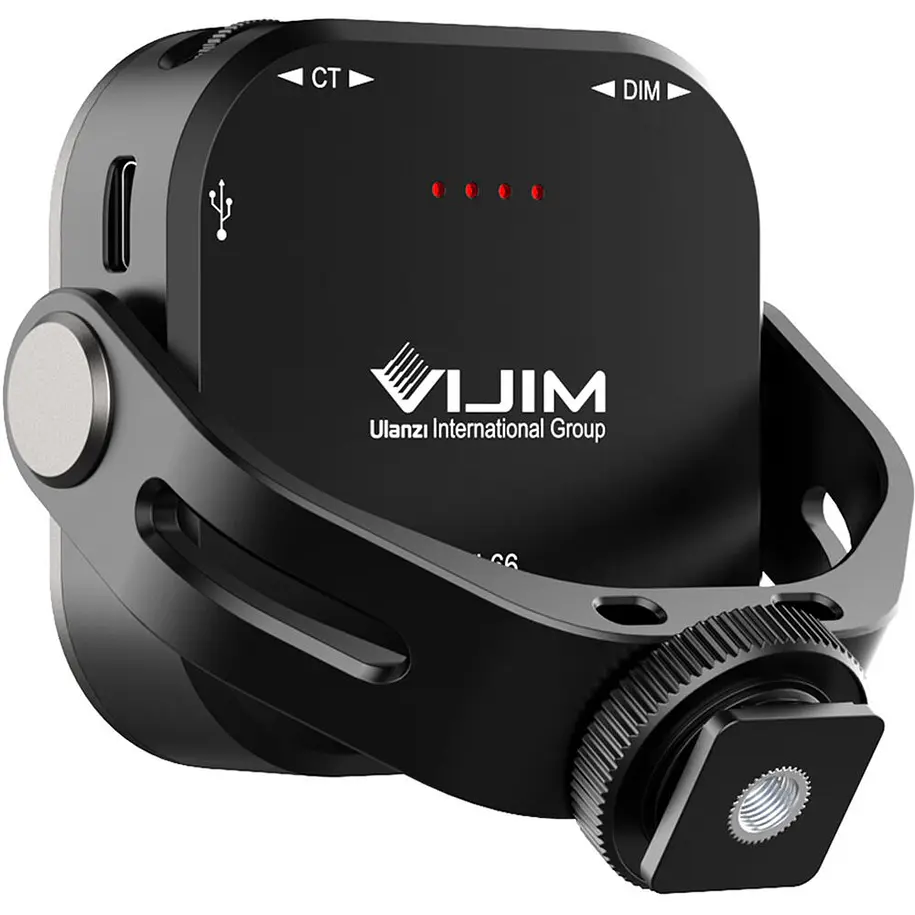 Vijim VL66 Luz Led Pequeña Rota en 360° 3200-6500K 9
