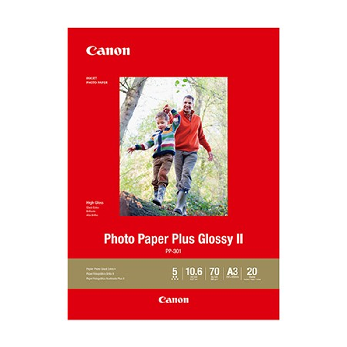 Papel Fotografico Plus Glossy II PP-301 A3 (20 Hojas) 1