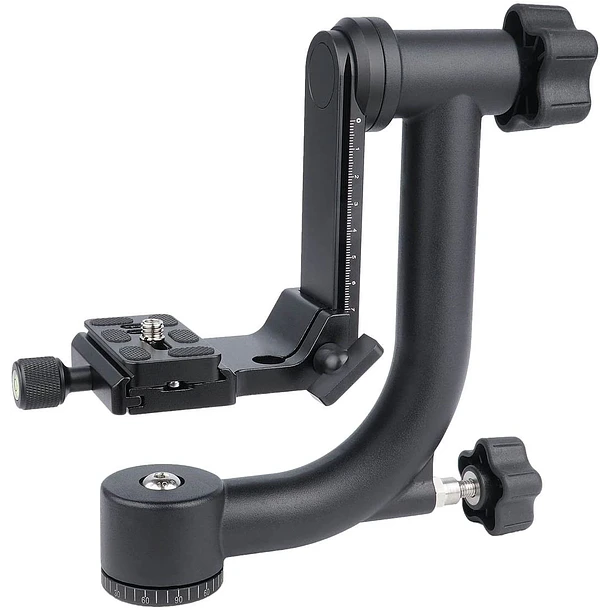 Fancier Cabezal Gimbal Soporta 14 kg Ideal Para Lentes Grandes 1