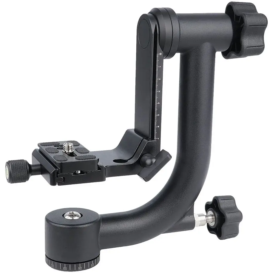 Fancier Cabezal Gimbal Soporta 14 kg Ideal Para Lentes Grandes 1