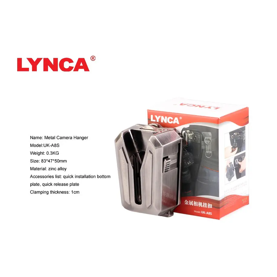 Lynca UK-A8S Soporte Metálico Pro Para Cámaras en Cinturón 4