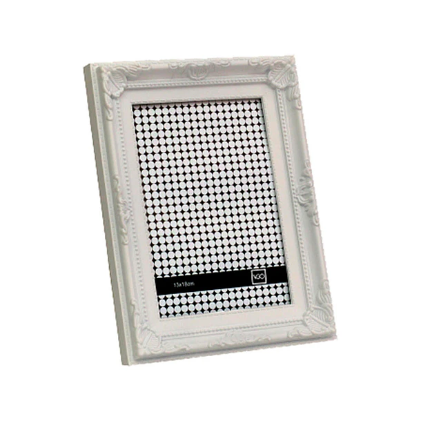 Vgo Marco Plástico Vintage blanco para fotos de 15x20 cm 1