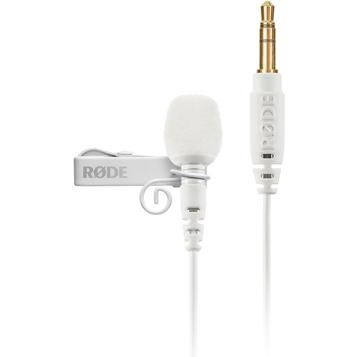 Rode Lavalier GO WHITE Micrófono Lavalier Compatible con Wireless Go, Cámaras y Grabadoras Color Blanco 1