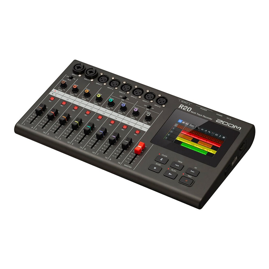 Zoom R20 Grabadora Multipistas Pantalla Táctil 4