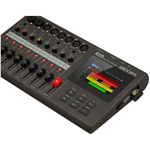 Zoom R20 Grabadora Multipistas Pantalla Táctil 7