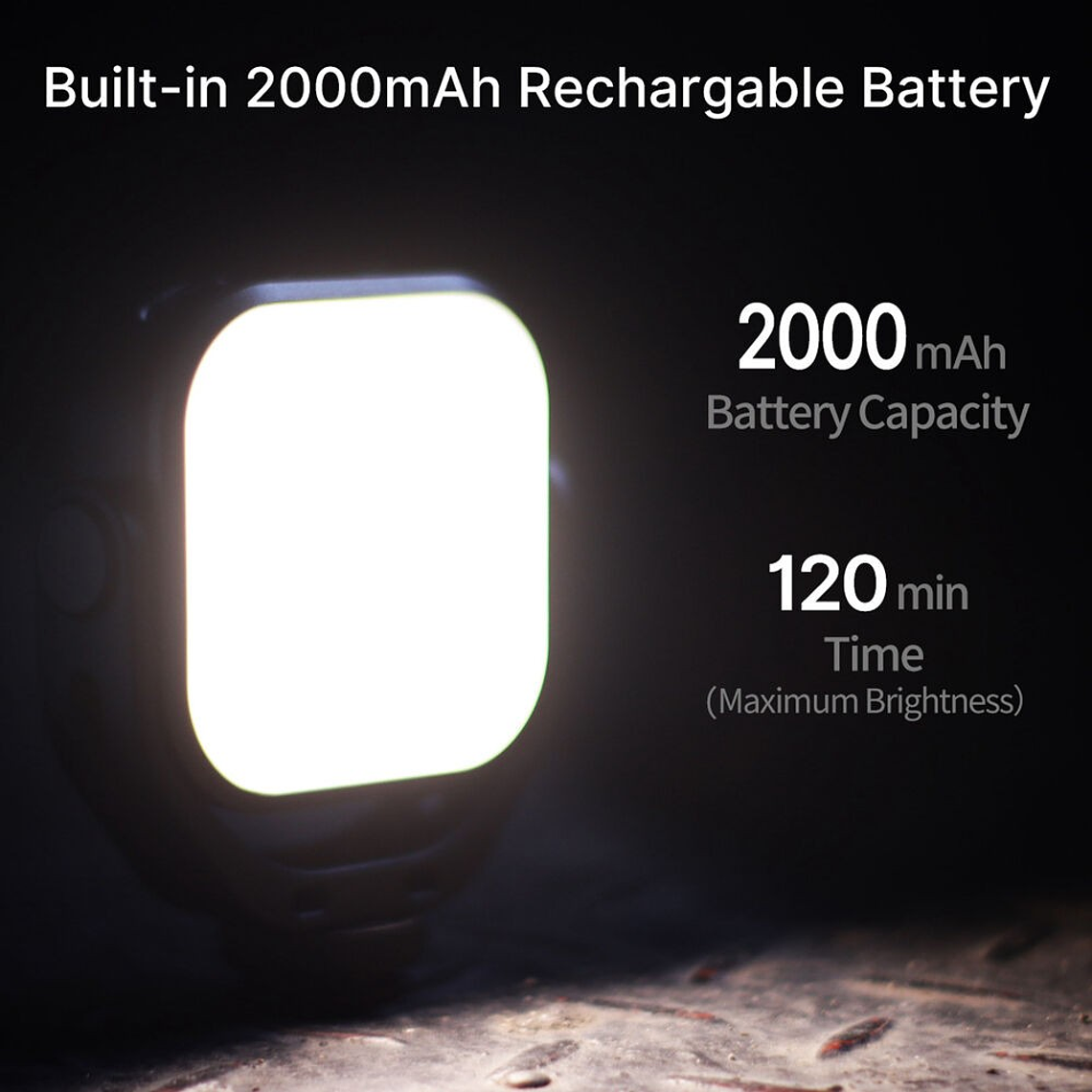 Vijim VL66 Luz Led Pequeña Rota en 360° 3200-6500K 16