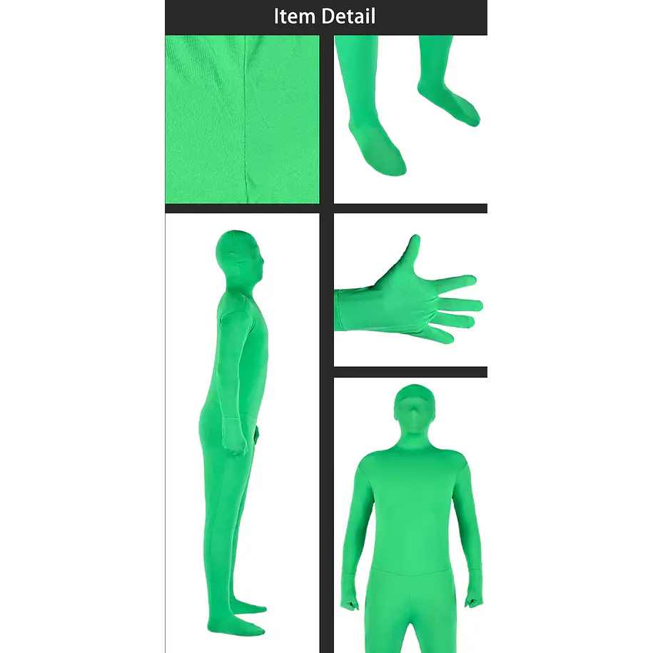 Traje Chroma Para Efectos Especiales Talla XL 3