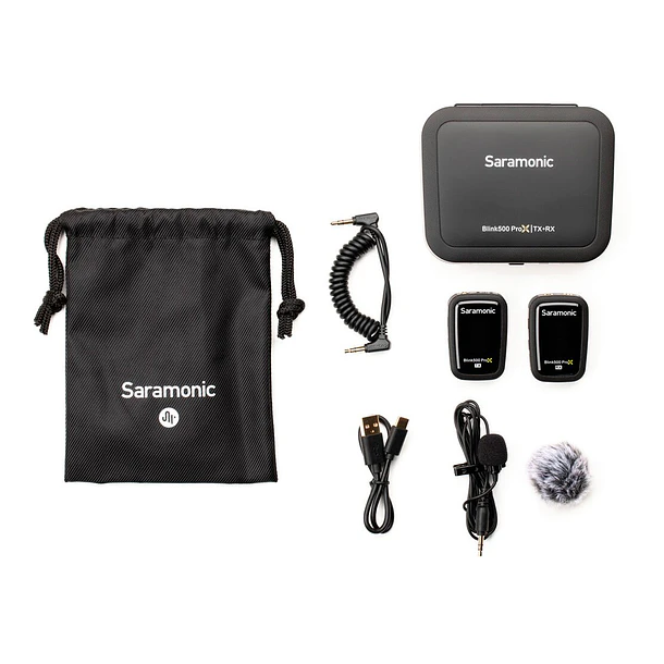 Saramonic Blink 500 ProX B1 Sistema de micrófono Omni Lavalier inalámbrico con montaje para cámara digital (negro, 2,4 GHz) 18