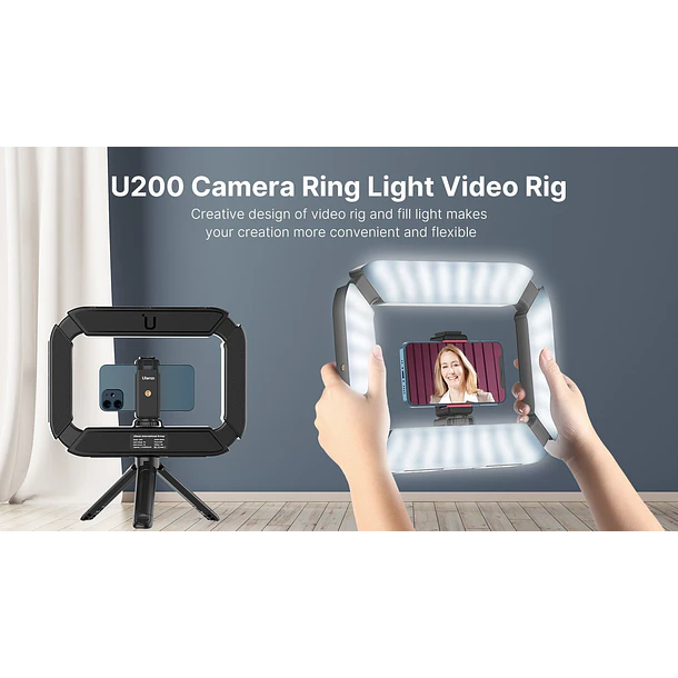 Ulanzi U200 Lámpara de Leds Anillo Rectangular 2