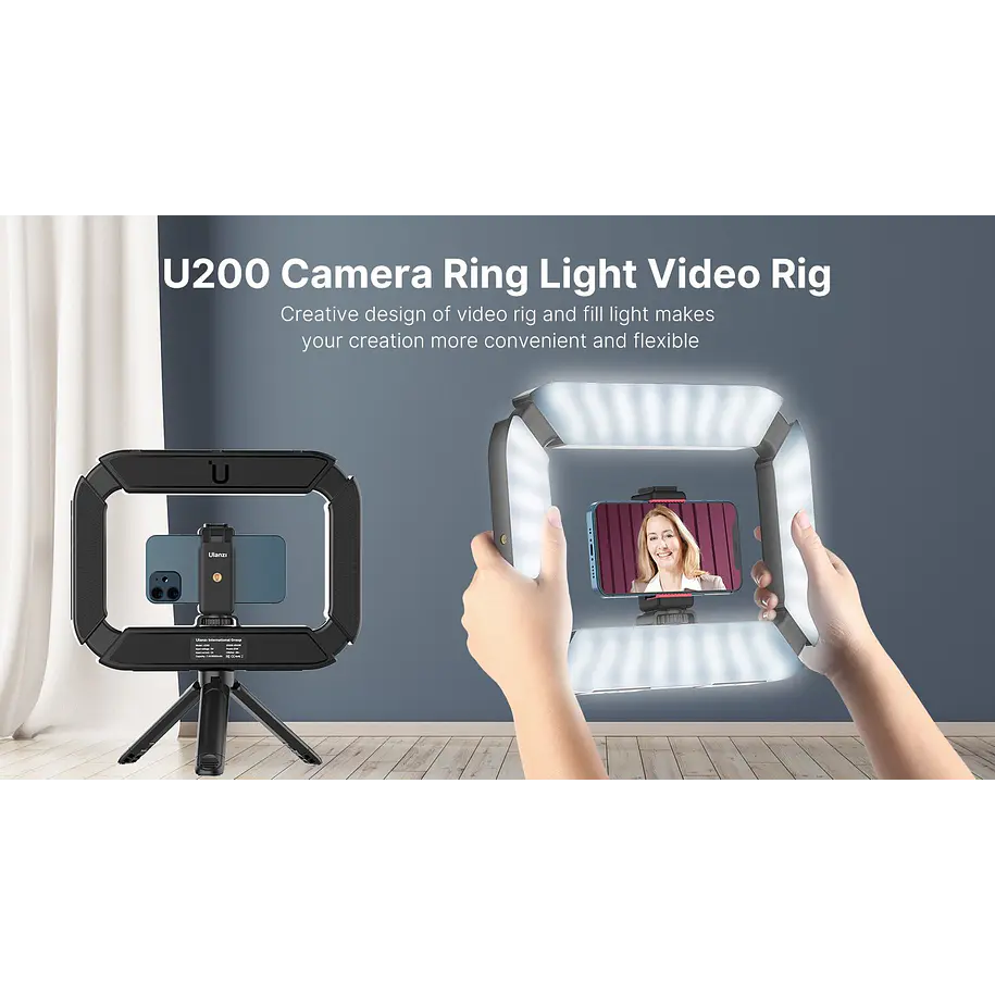 Ulanzi U200 Lámpara de Leds Anillo Rectangular 2
