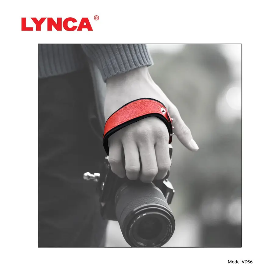 Lynca VDS6 Correa de Mano de Silicona y Cuero Sintético Naranjo 10