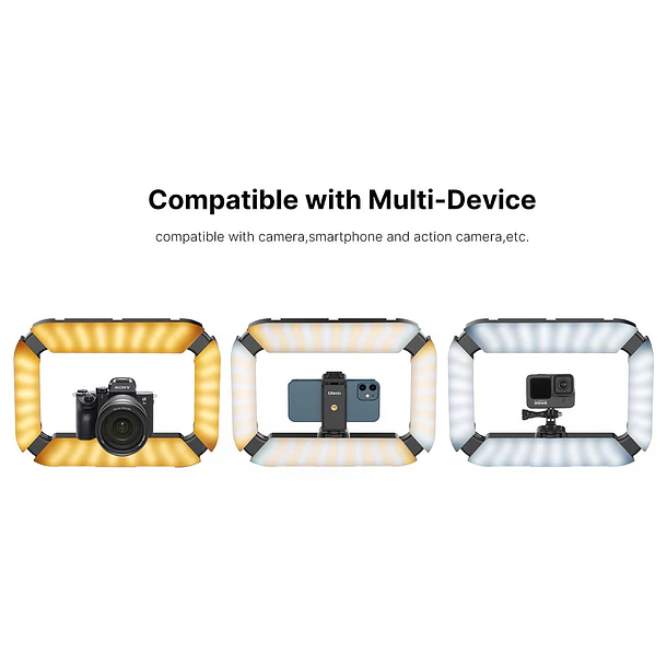 Ulanzi U200 Lámpara de Leds Anillo Rectangular 3