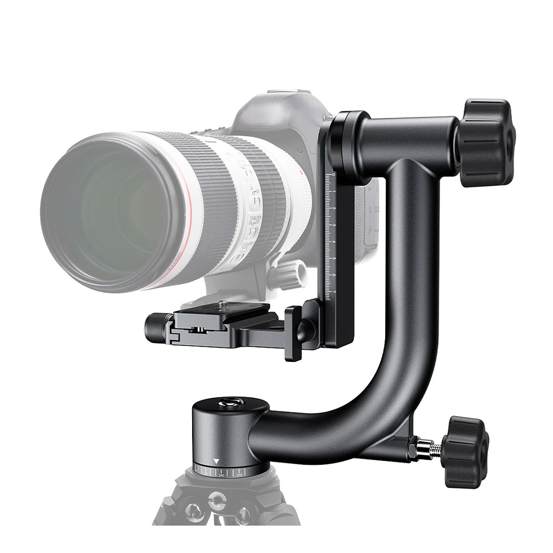 Fancier Cabezal Gimbal Soporta 14 kg Ideal Para Lentes Grandes 13