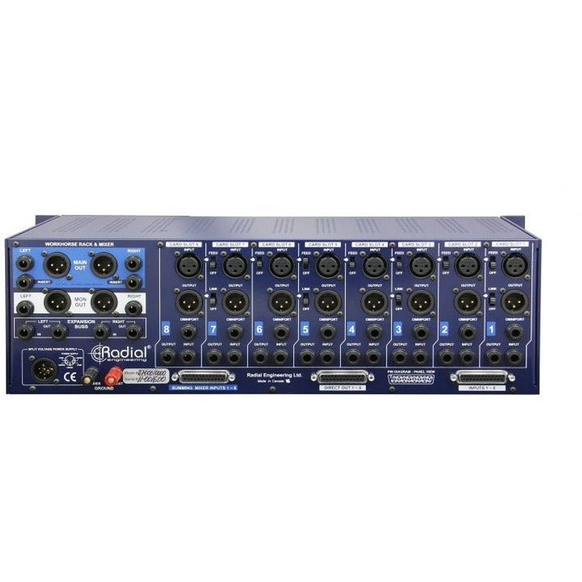Radial WR8 - Chasis serie 500, de 8 slot (PRE-ORDER)!!! 2