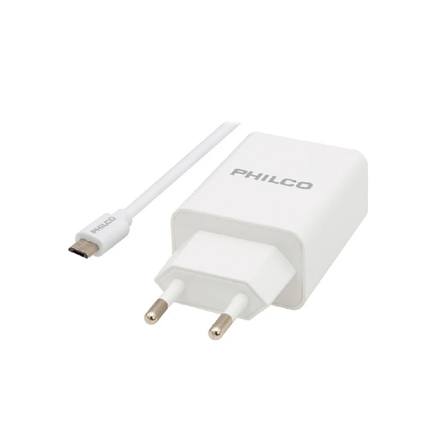 PHILCO CARGADOR T. CELULAR 220V 2A USB - micro USB 1