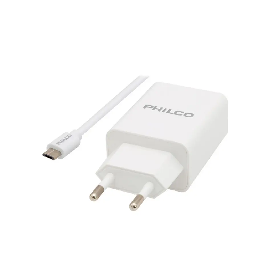 PHILCO CARGADOR T. CELULAR 220V 2A USB - micro USB 1