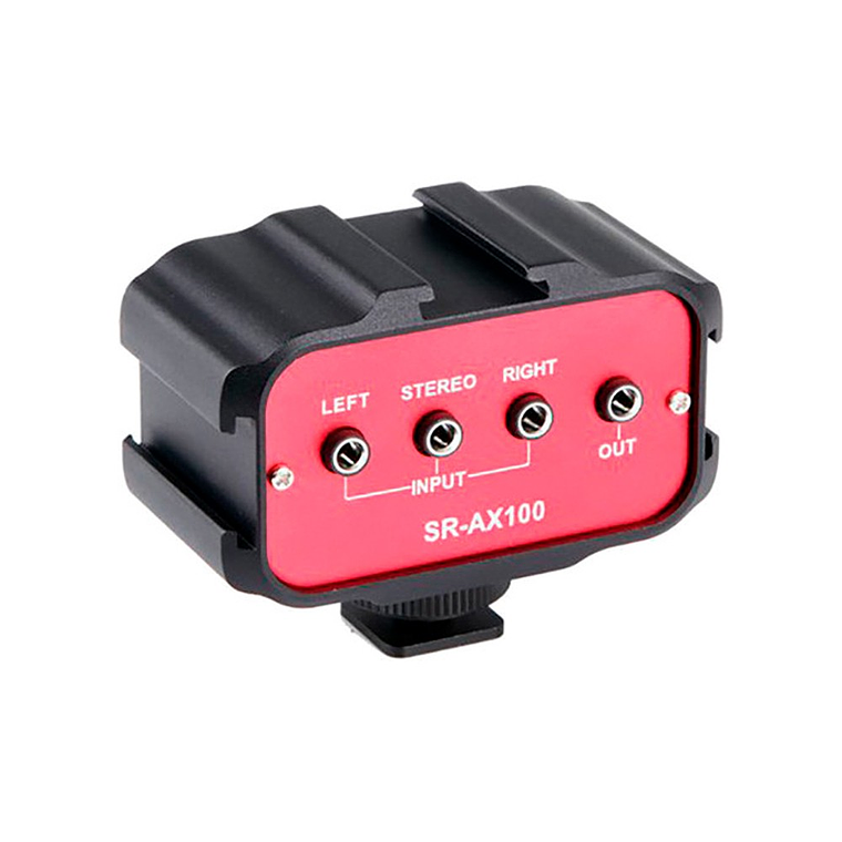 Saramonic SR-AX100 Adaptador de audio pasivo de 2 canales para cámaras DSLR 2