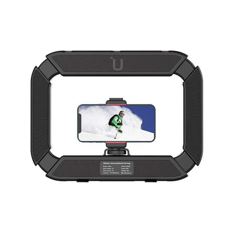 Ulanzi U200 Lámpara de Leds Anillo Rectangular 9