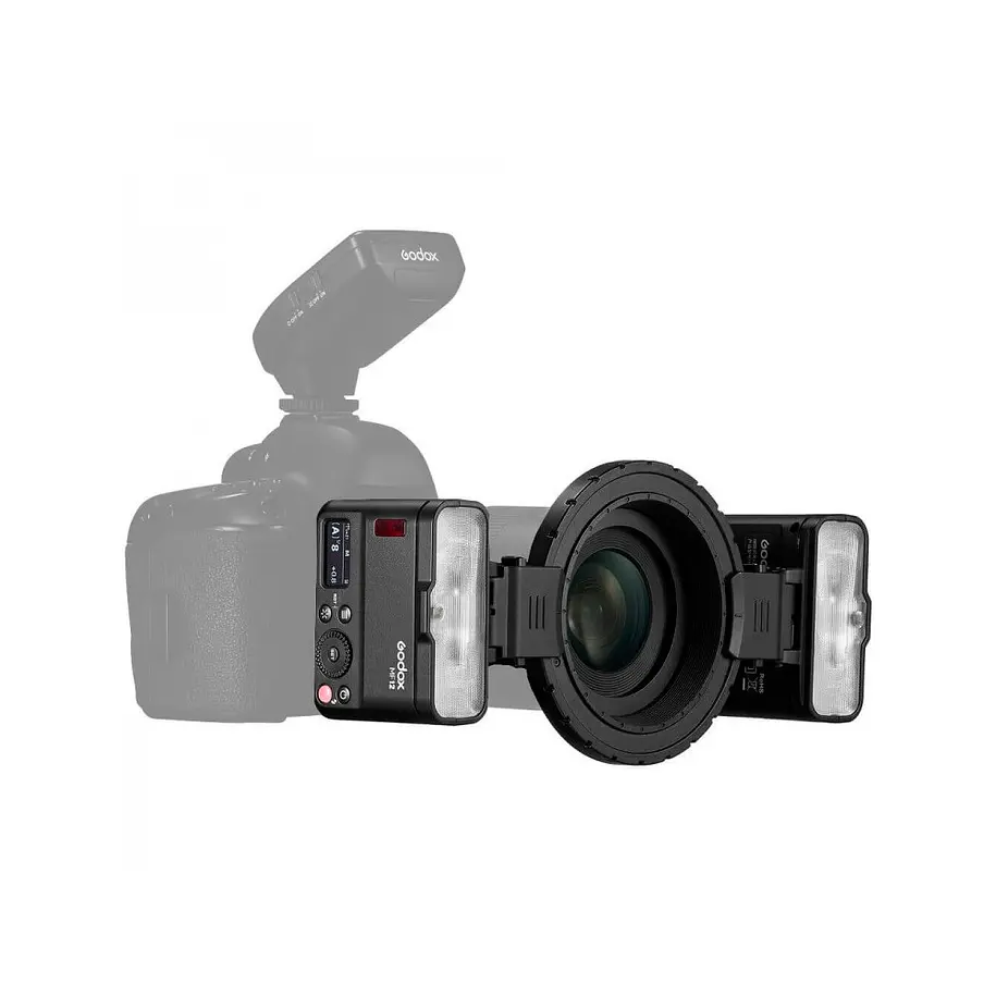 Godox MF12-K2 Macro Flash Kit Doble Con Accesorios 1