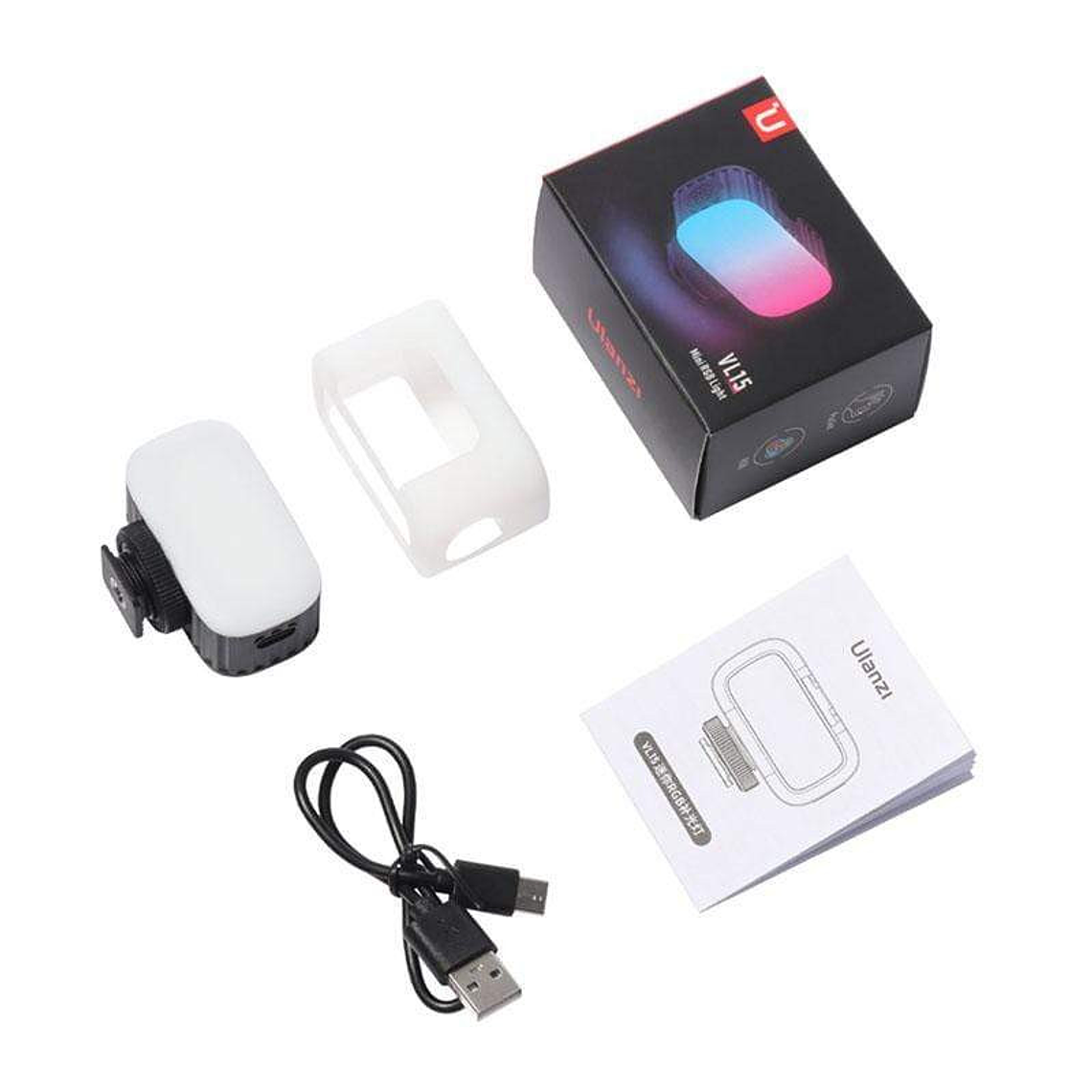 Ulanzi VL15 Mini Lámpara de Leds RGB Muy Compacta 8