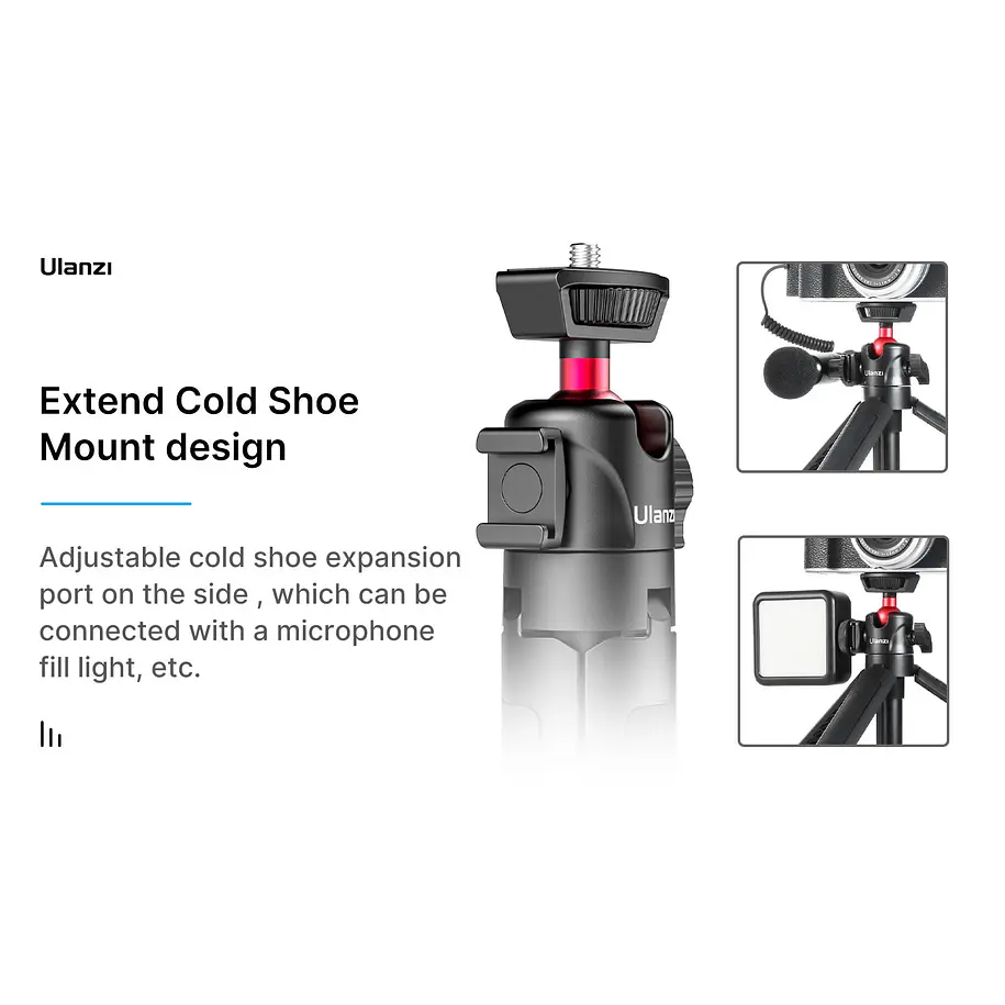Ulanzi MT-16 Mini Trípode Para Cámara y Accesorios 4