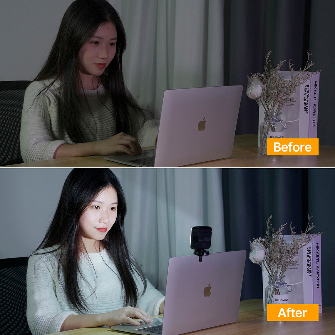 Vijim CL04 Lámpara de Leds Para Video Llamadas 13