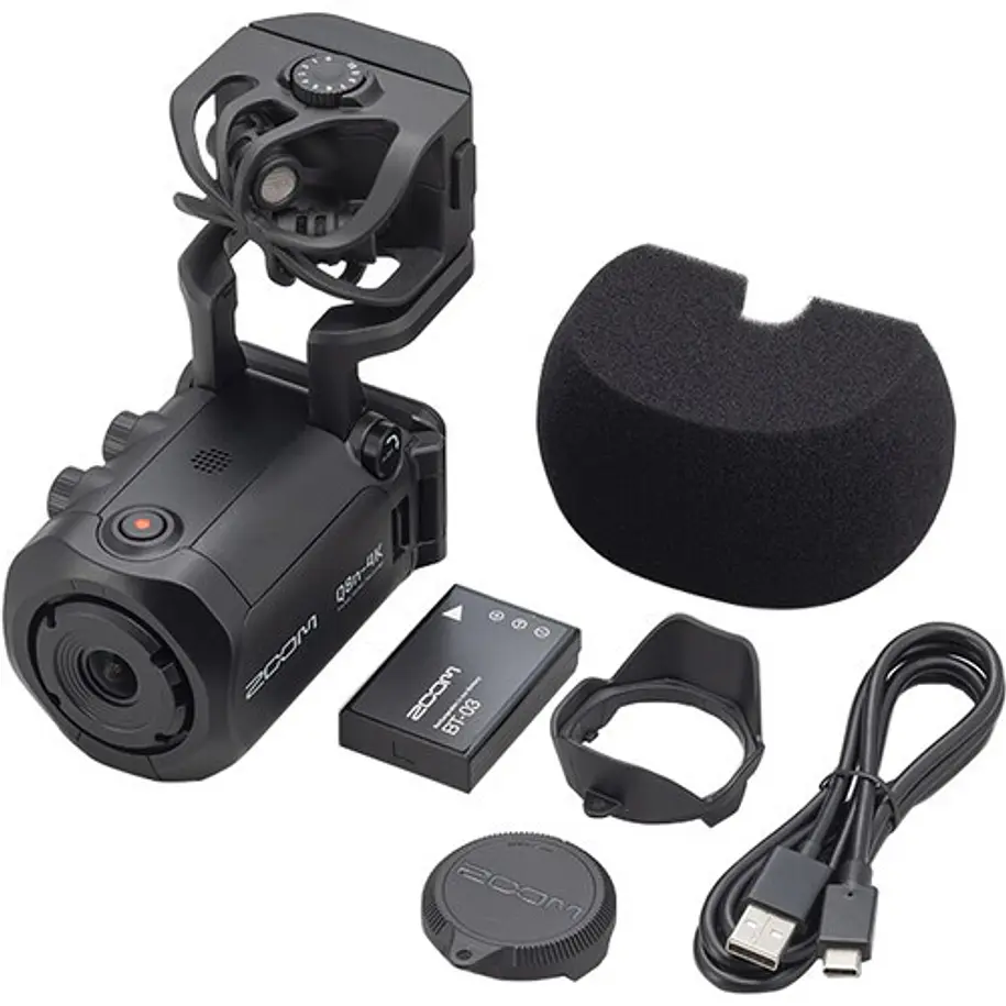 Zoom Q8n-4K Cámara De Video 4K Con Captura de Audio Profesional 9
