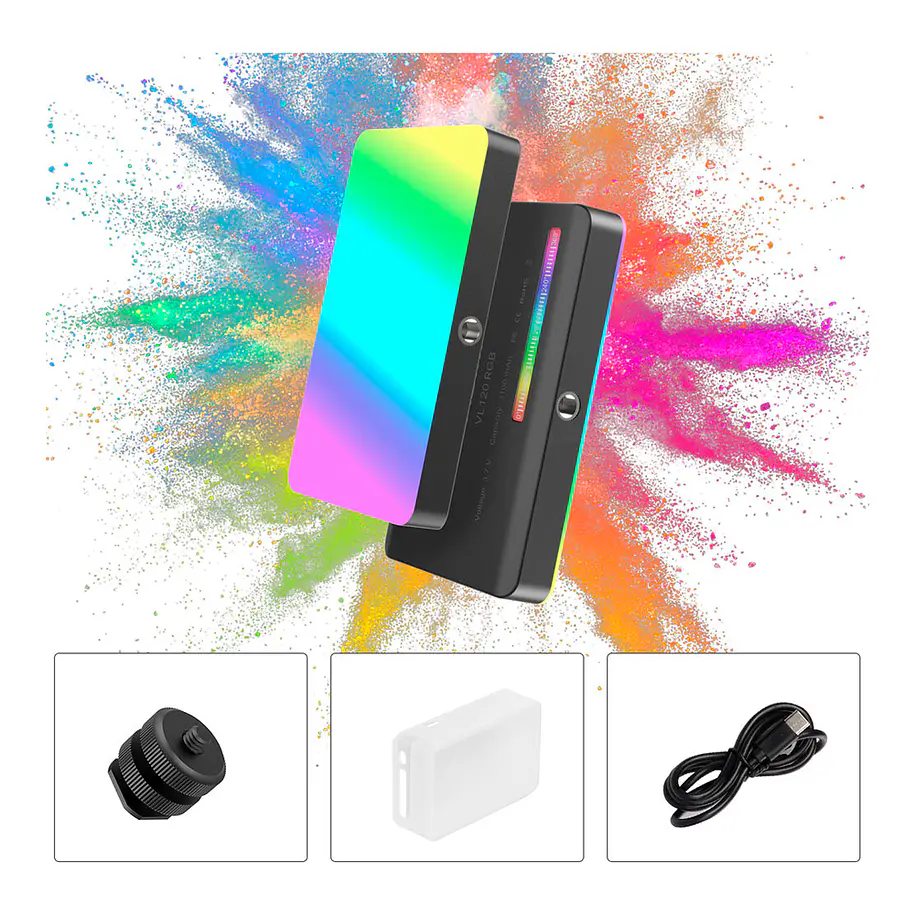 Ulanzi VL120 RGB Lámpara de Leds Con 20 Efectos Lumínicos 4