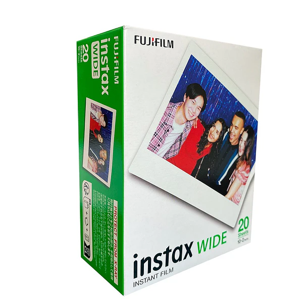Fujifilm -Instax Wide Papel para Fotos Cámara Instantánea 20 unidades 3