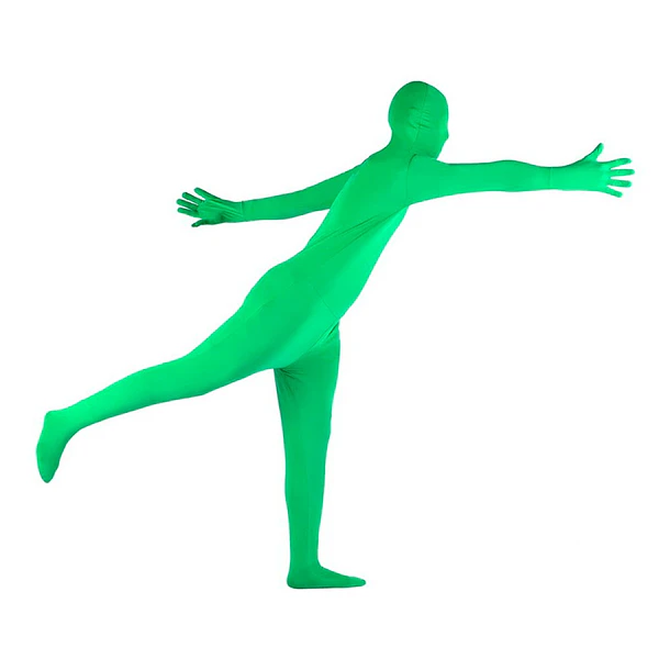 Traje Chroma Para Efectos Especiales Talla L 11