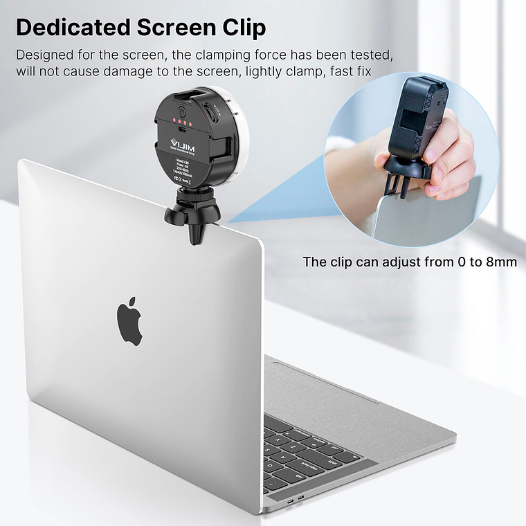 Vijim CL04 Lámpara de Leds Para Video Llamadas 15