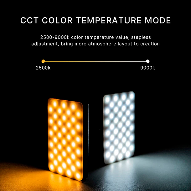 Ulanzi VL120 RGB Lámpara de Leds Con 20 Efectos Lumínicos 6