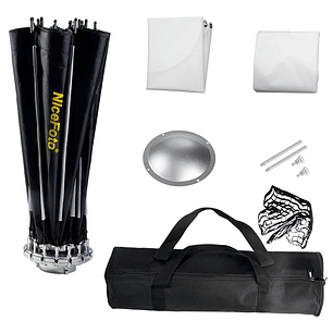 NiceFoto Beauty dish con grid 100cm