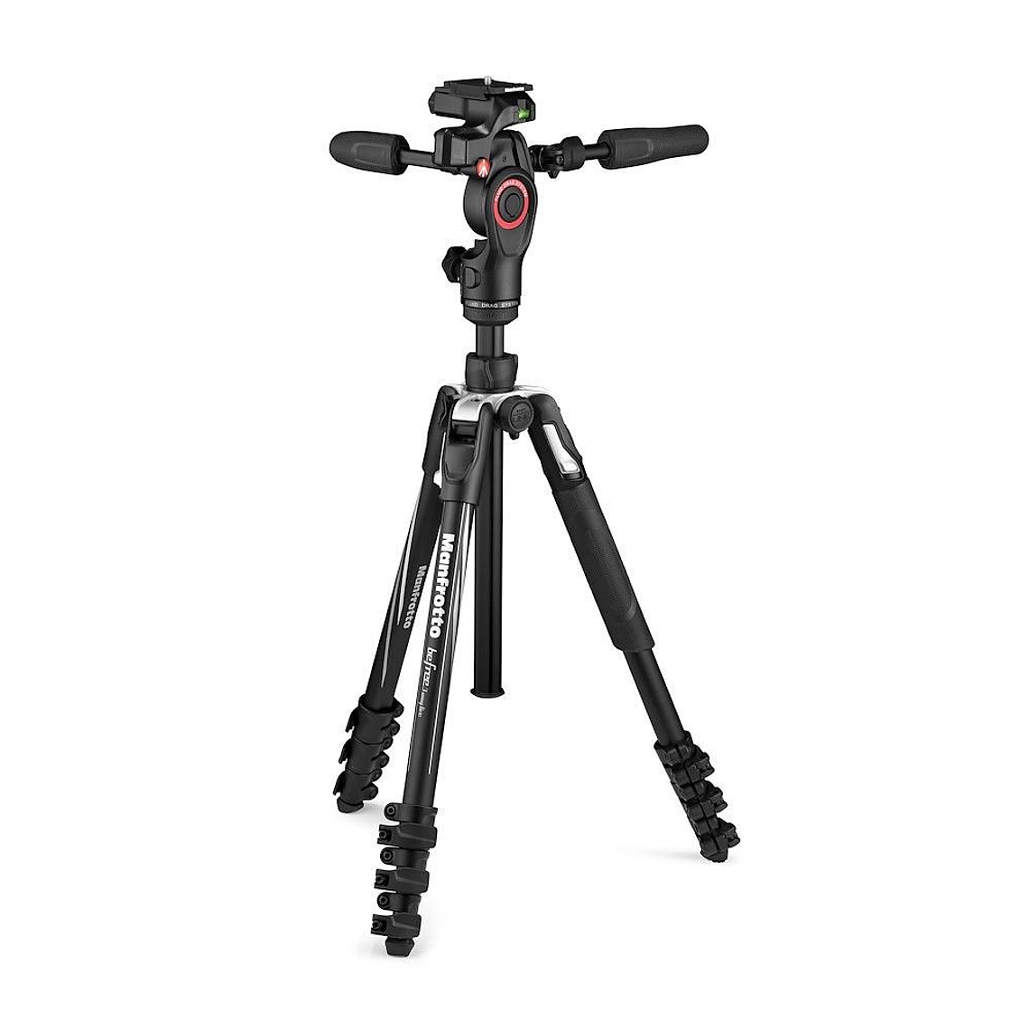 Manfrotto Mkbfrla4bk-3w Trípode Para Fotografía y Video Con Cabezal Fluido 1