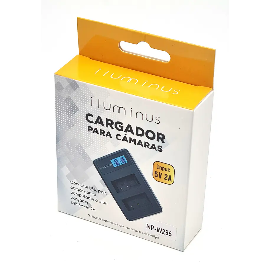Iluminus Cargador Doble Para Baterías Fujifilm NP-W235 3
