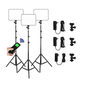 Viltrox VL-200 Bi-3 Kit 3 Luces Led Con Trípodes