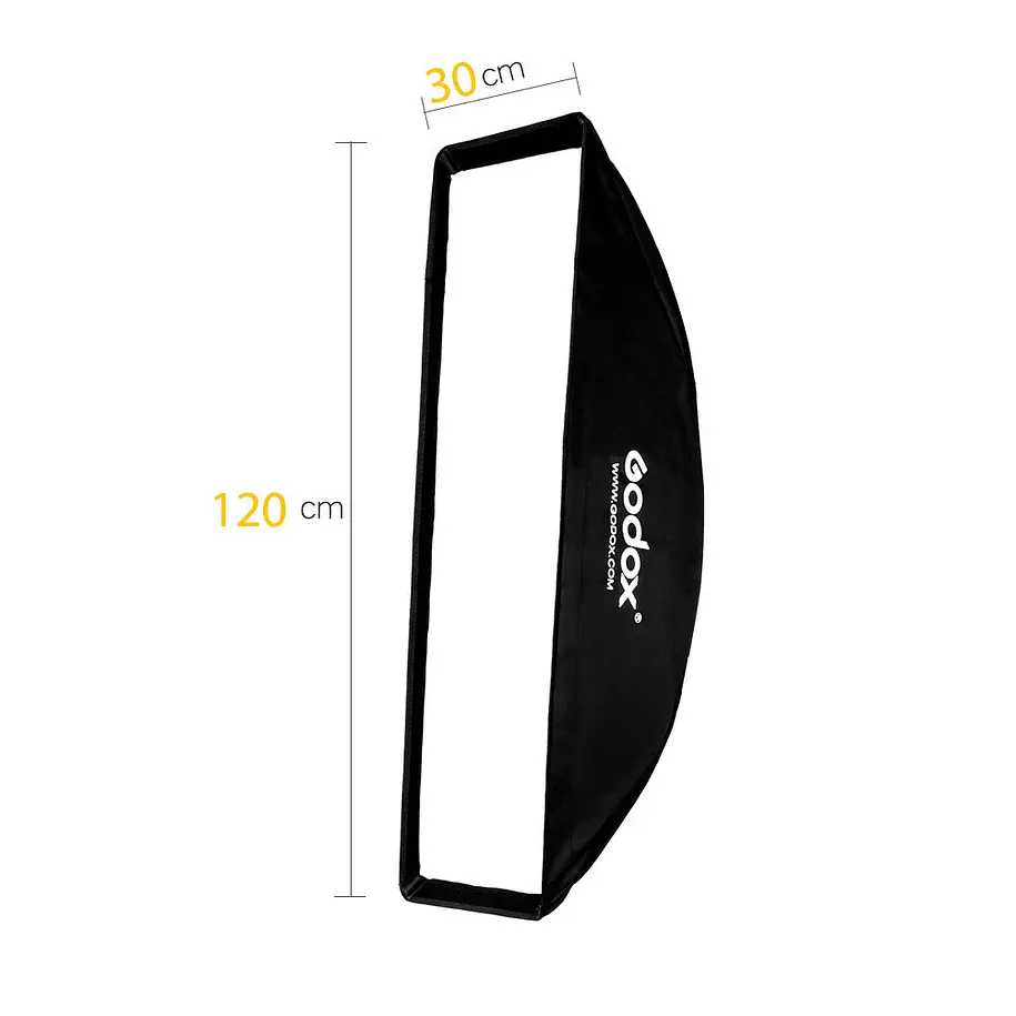 Godox Softbox con Grid 30 x 120 cm Montura Bowens 3
