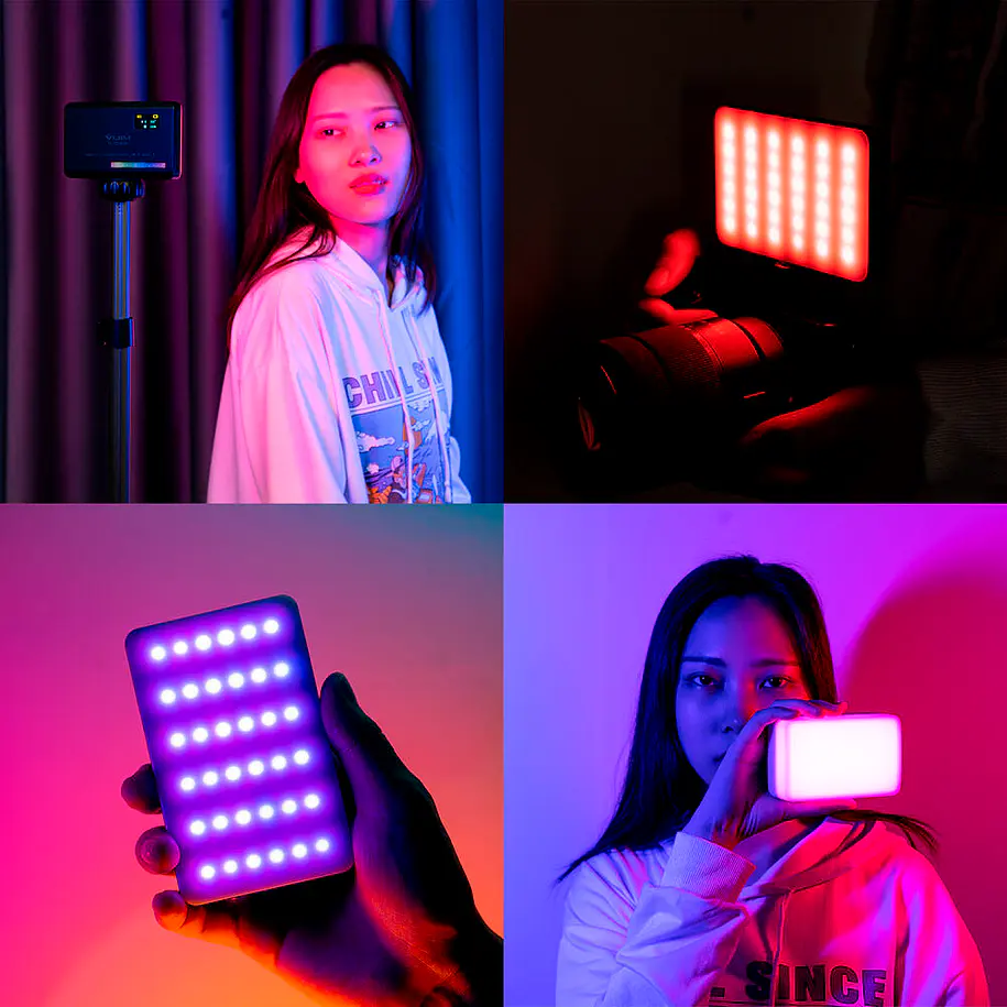Ulanzi VL120 RGB Lámpara de Leds Con 20 Efectos Lumínicos 12