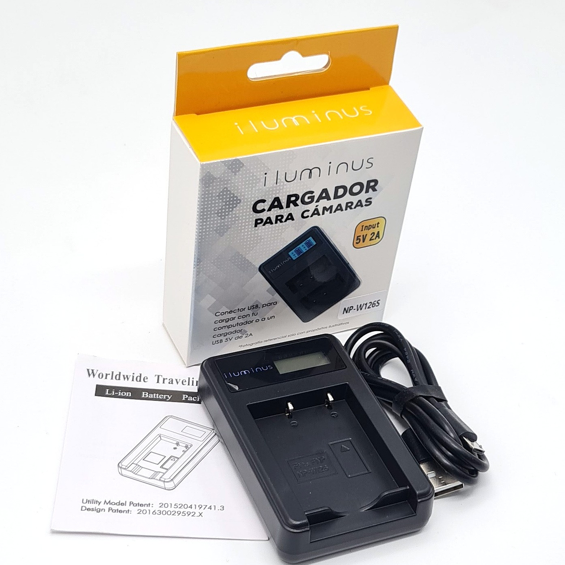 Iluminus Cargador Para Baterías Fujifilm NP-W126S 1