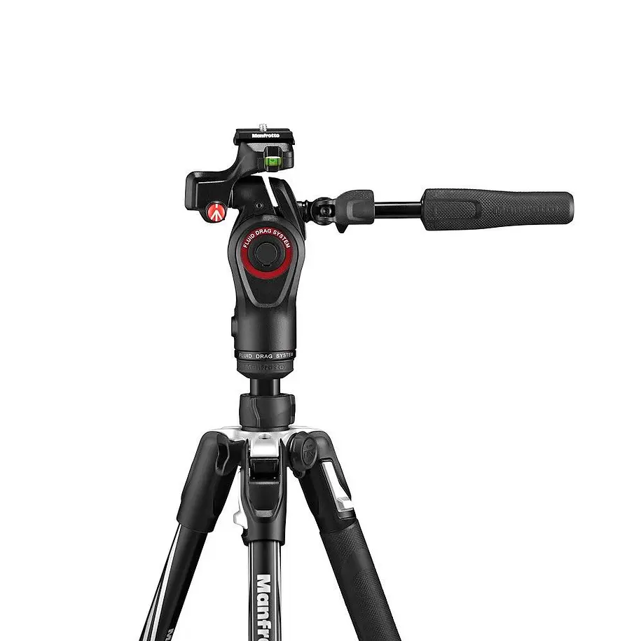Manfrotto Mkbfrla4bk-3w Trípode Para Fotografía y Video Con Cabezal Fluido 4