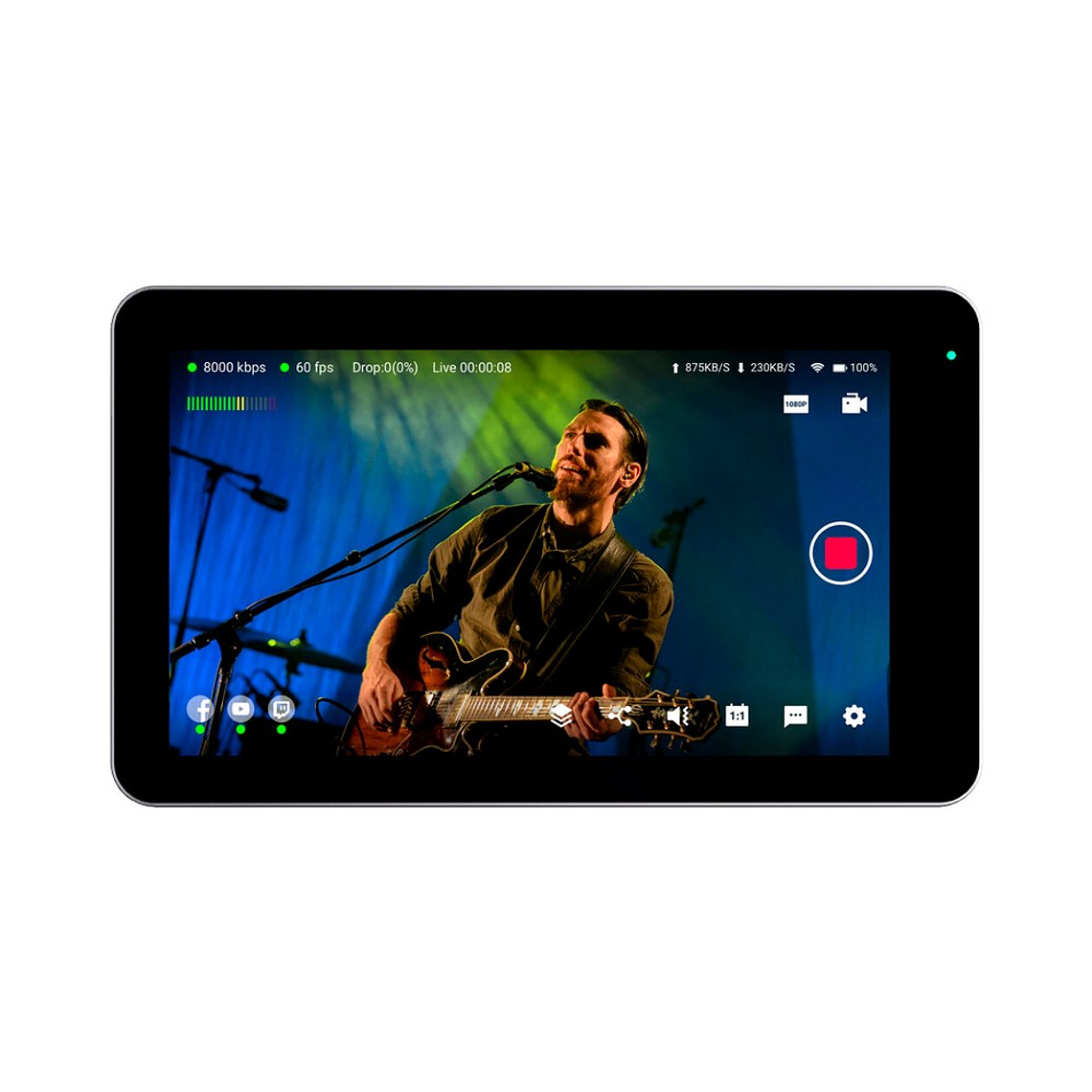 YoloLiv YoloBox Mini Codificador y monitor de transmisión en vivo inteligente todo en uno ultraportátil 4