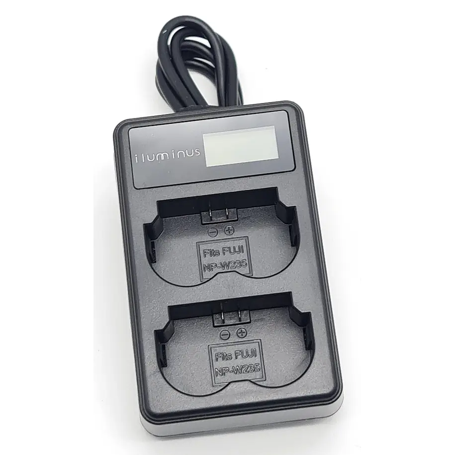 Iluminus Cargador Doble Para Baterías Fujifilm NP-W235 7