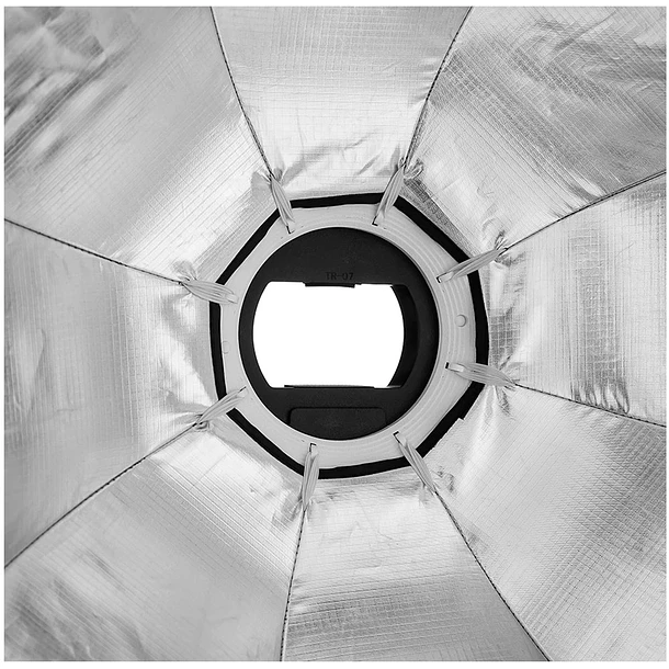 Triopo KX 90cm Softbox Para Flash Speedlight Redondo o Rectangular Con Soporte 8