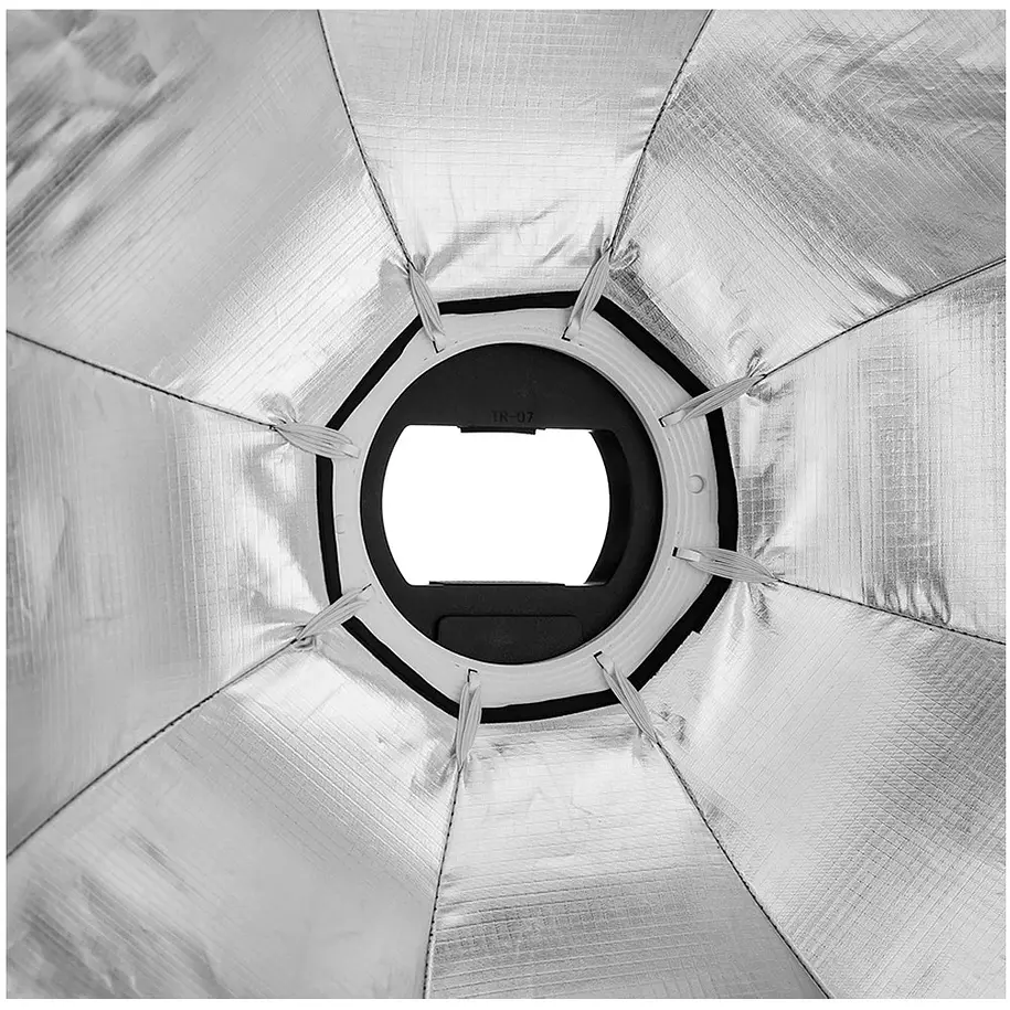 Triopo KX 90cm Softbox Para Flash Speedlight Redondo o Rectangular Con Soporte 8