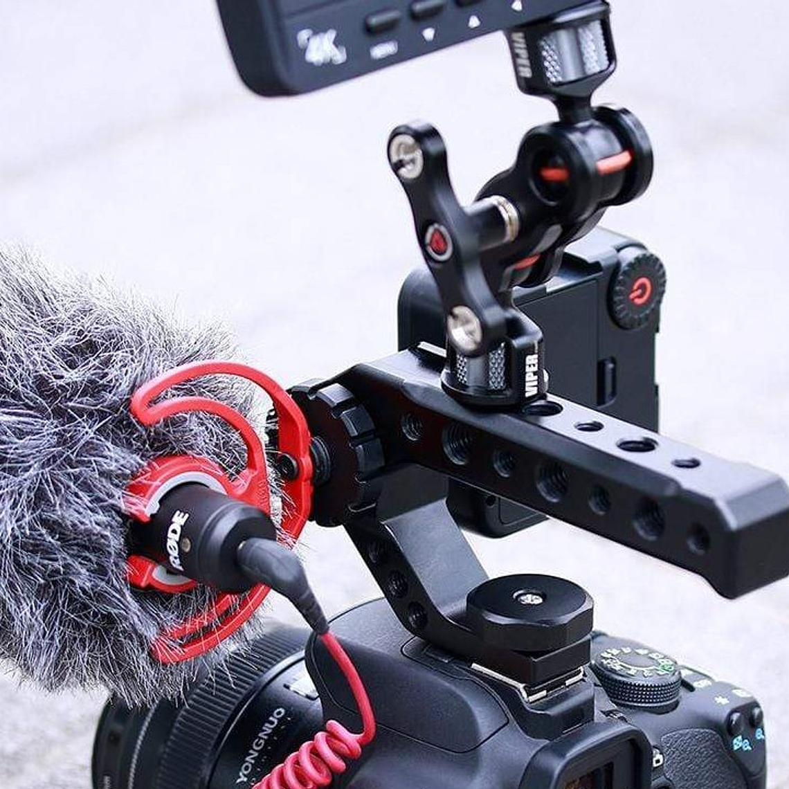 UuRig R005 Empuñadura Para Cámaras Tomas de Ángulo Bajo 3